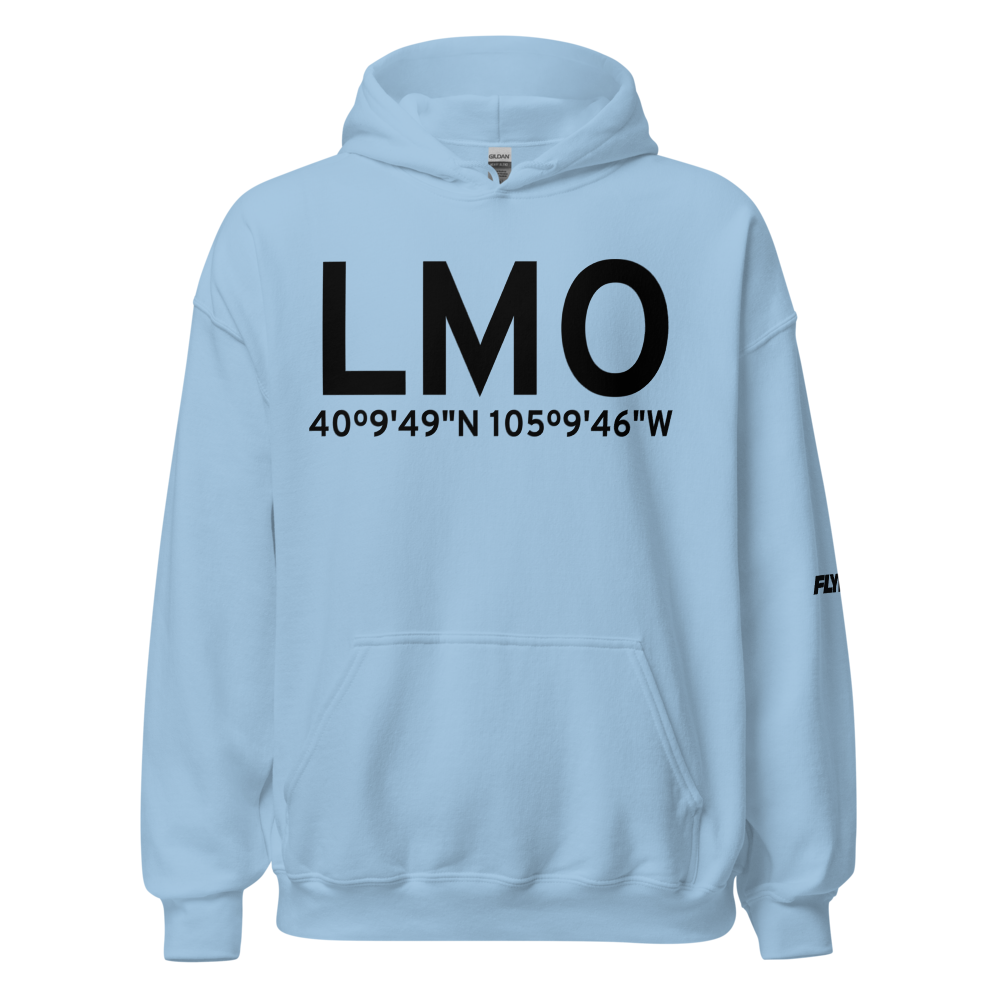 Longmont (KLMO) Airport Hoodie Sweatshirt 