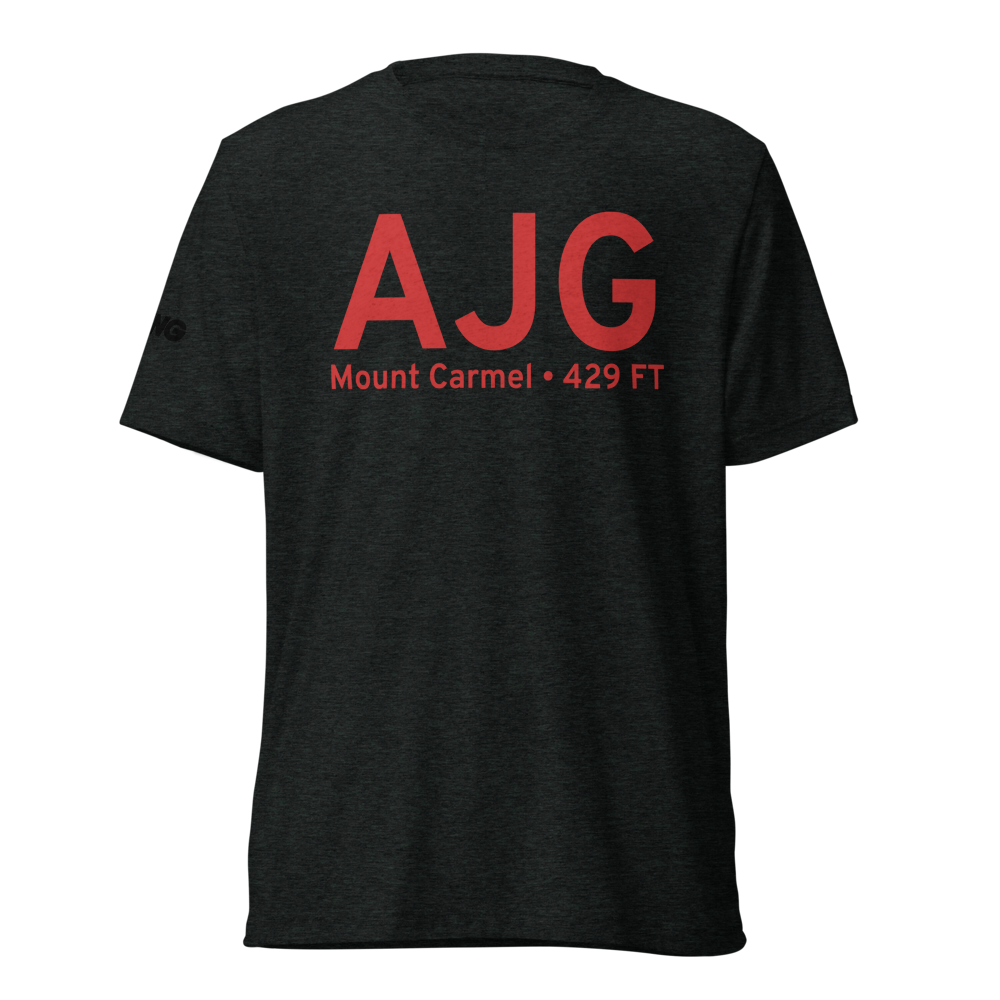 Mount Carmel (KAJG) Airport Tri-blend T-Shirt 