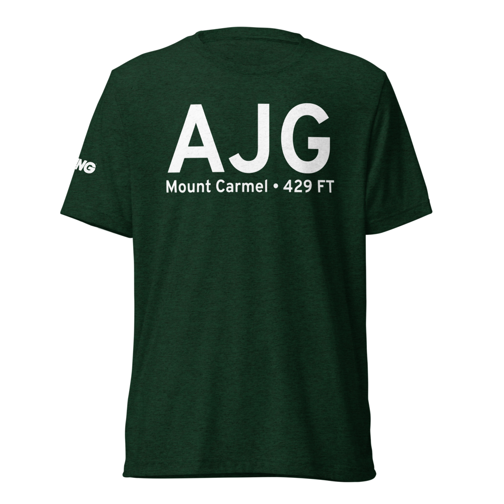 Mount Carmel (KAJG) Airport Tri-blend T-Shirt 