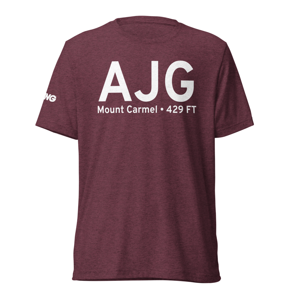 Mount Carmel (KAJG) Airport Tri-blend T-Shirt 