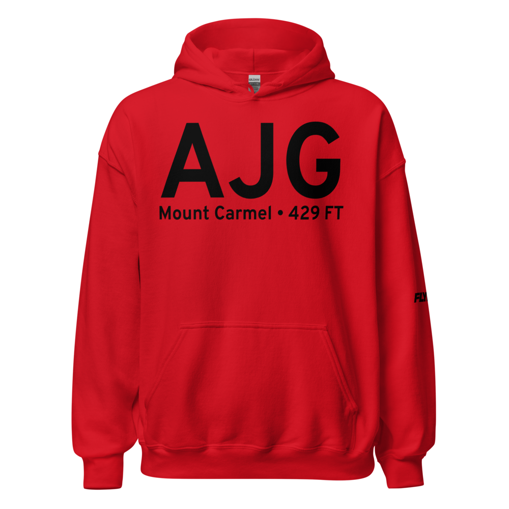 Mount Carmel (KAJG) Airport Hoodie Sweatshirt 