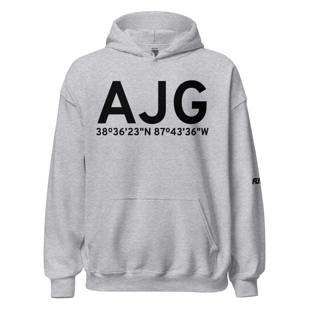 Mount Carmel (KAJG) Airport Hoodie Sweatshirt 