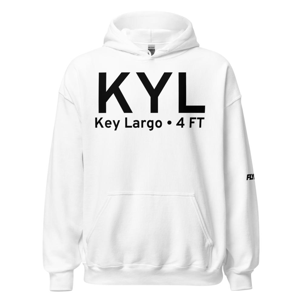 Key Largo (KYL) Airport Hoodie Sweatshirt 