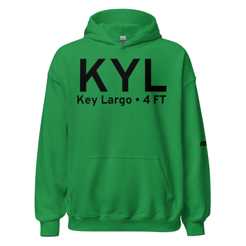 Key Largo (KYL) Airport Hoodie Sweatshirt 