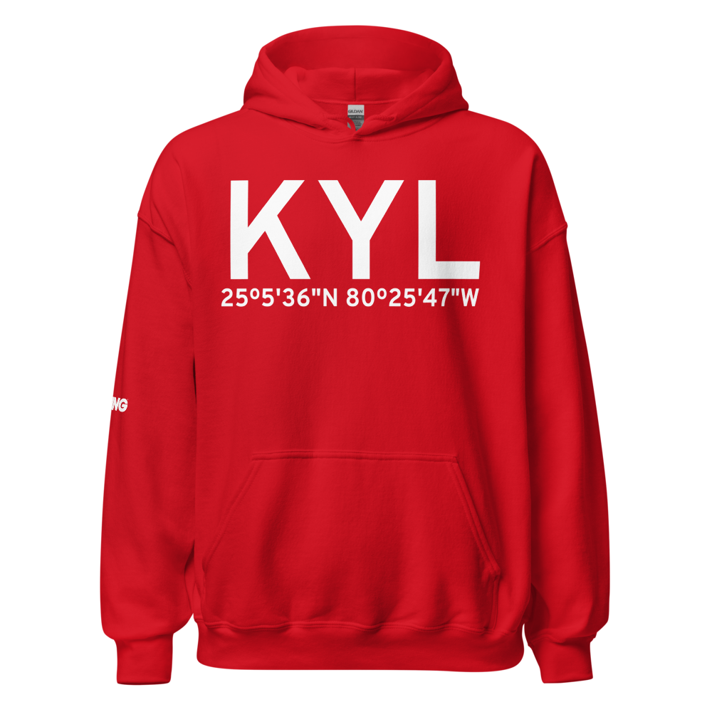 Key Largo (KYL) Airport Hoodie Sweatshirt 