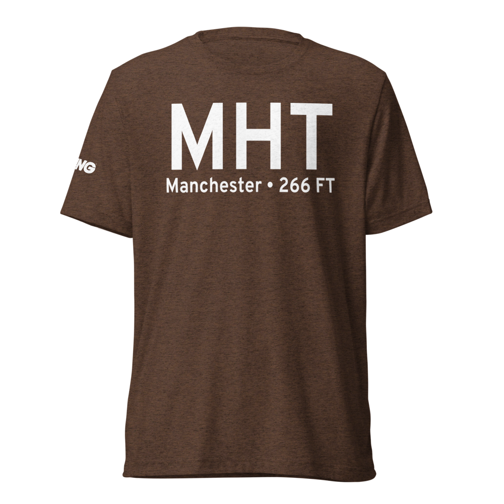 Manchester (KMHT) Airport Tri-blend T-Shirt 