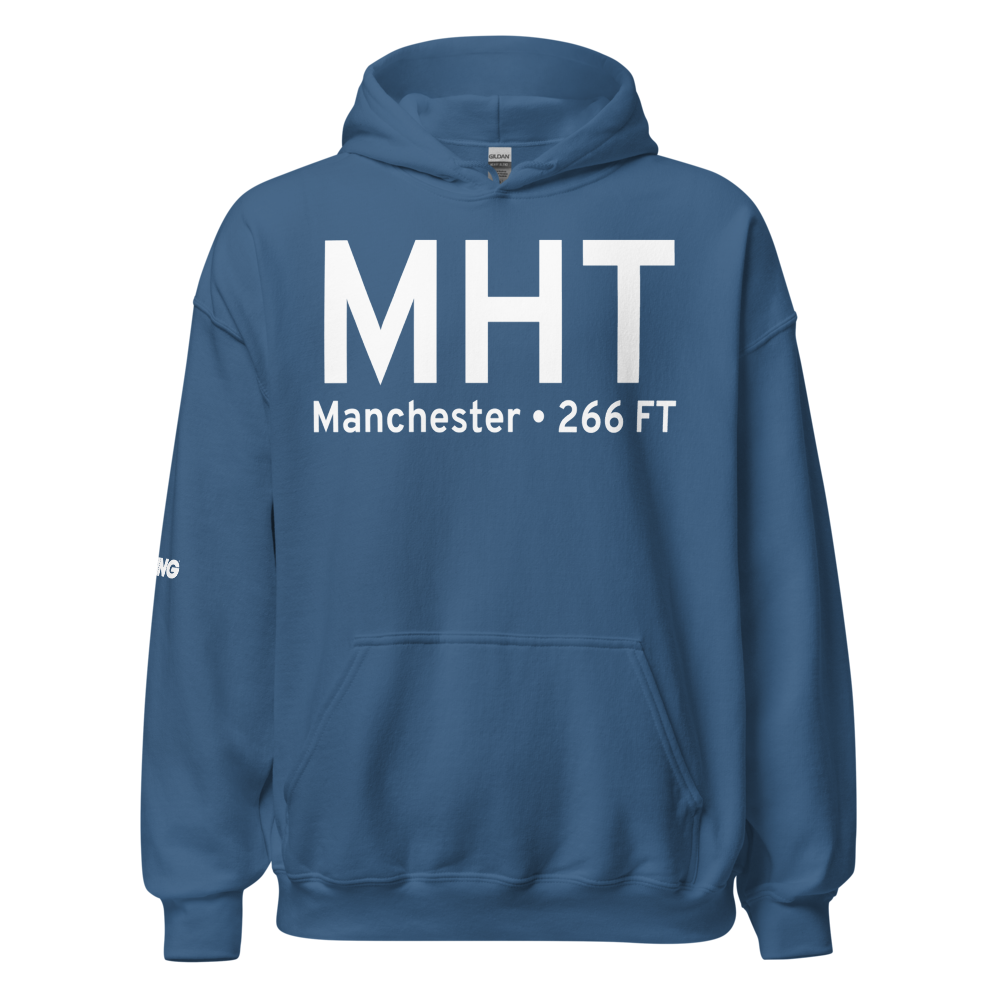 Manchester (KMHT) Airport Hoodie Sweatshirt 