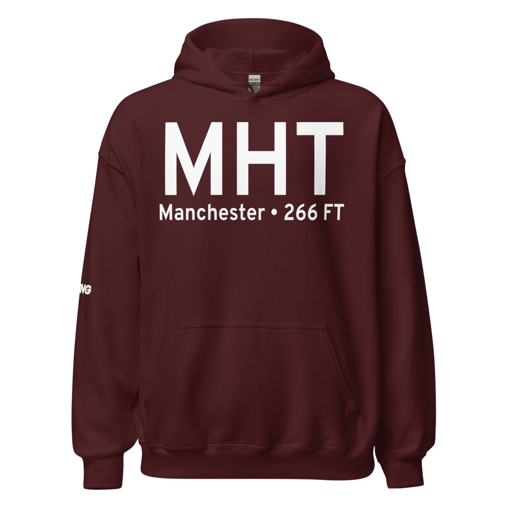 Manchester (KMHT) Airport Hoodie Sweatshirt 