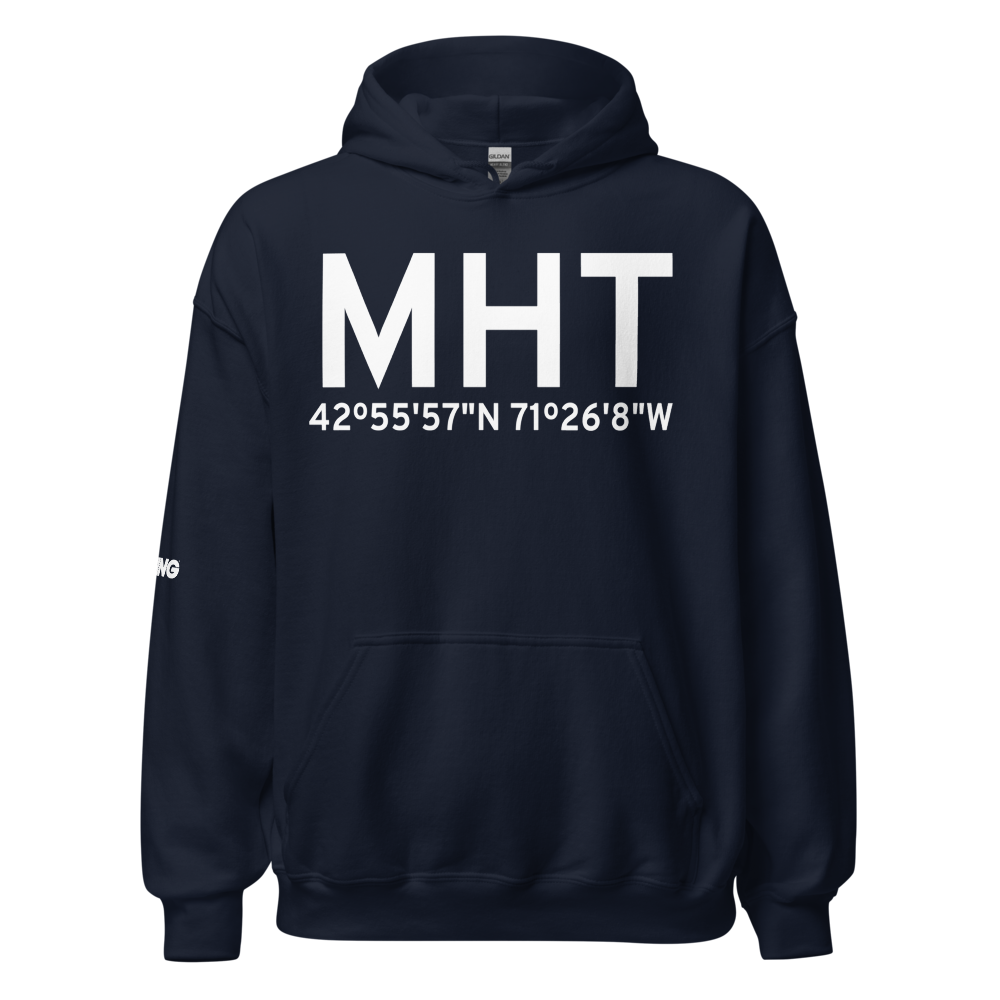 Manchester (KMHT) Airport Hoodie Sweatshirt 