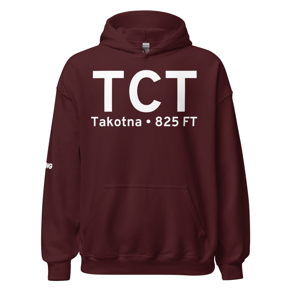 Takotna (TCT) Airport Hoodie Sweatshirt 