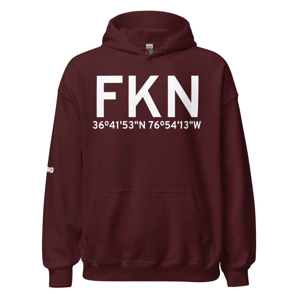 Franklin (KFKN) Airport Hoodie Sweatshirt 