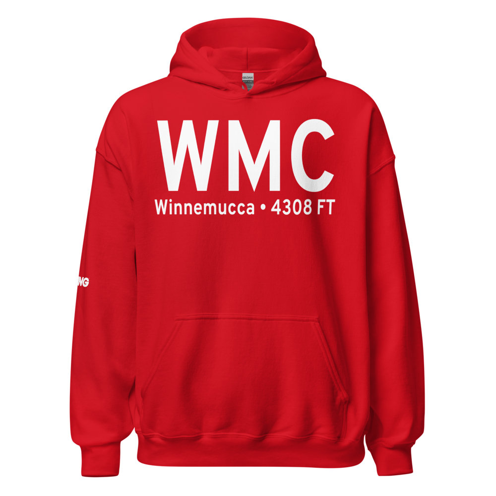 Winnemucca (KWMC) Airport Hoodie Sweatshirt 