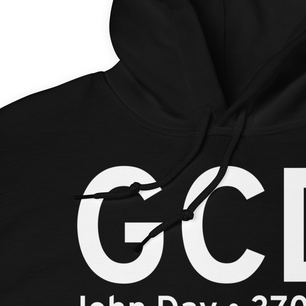 John Day (KGCD) Airport Hoodie Sweatshirt 