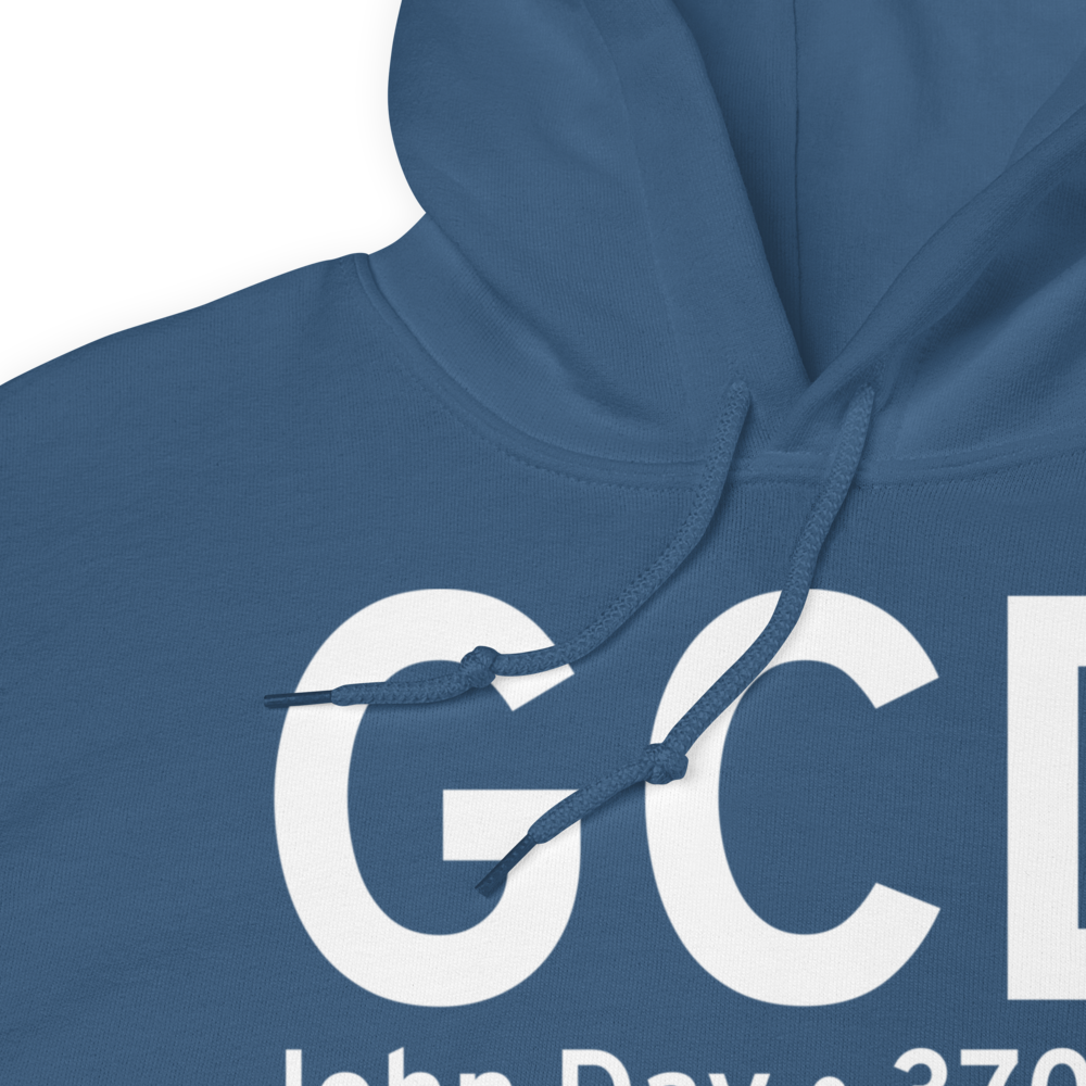 John Day (KGCD) Airport Hoodie Sweatshirt 
