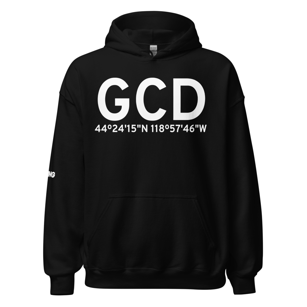 John Day (KGCD) Airport Hoodie Sweatshirt 