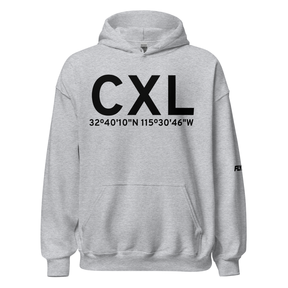Calexico (KCXL) Airport Hoodie Sweatshirt 