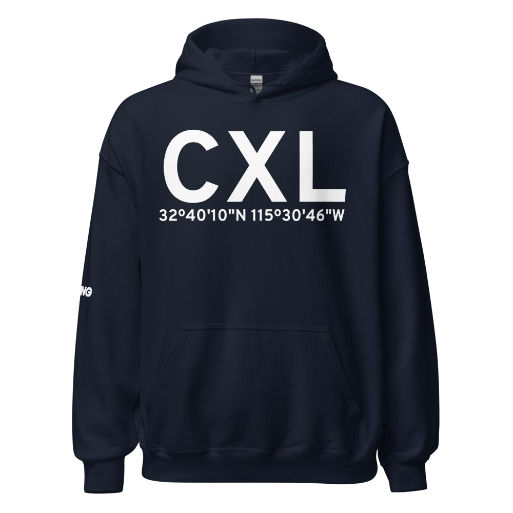Calexico (KCXL) Airport Hoodie Sweatshirt 
