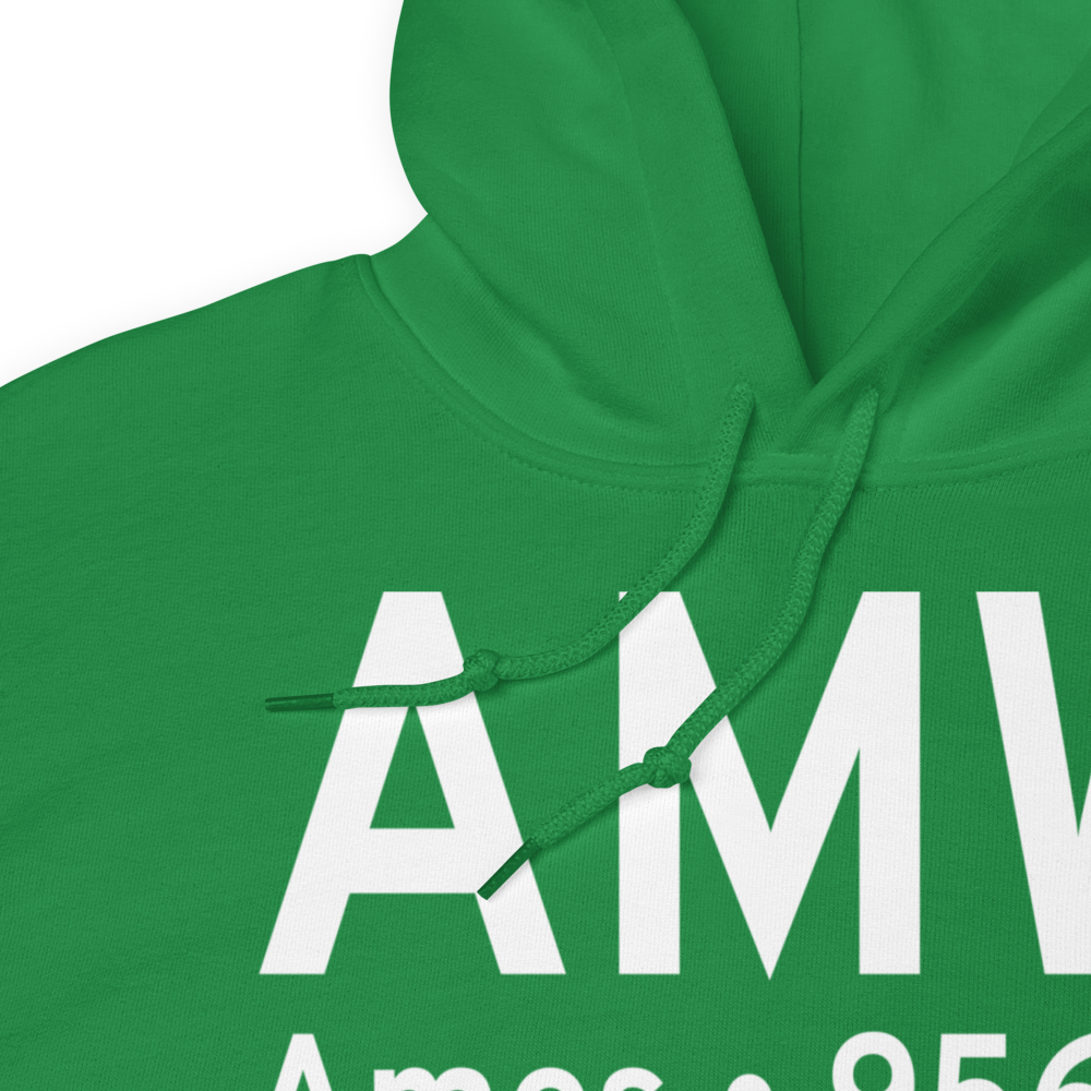 Ames (KAMW) Airport Hoodie Sweatshirt 