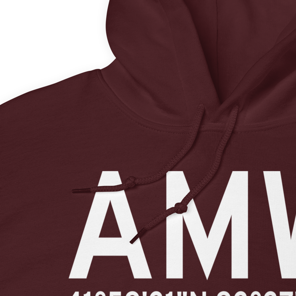 Ames (KAMW) Airport Hoodie Sweatshirt 