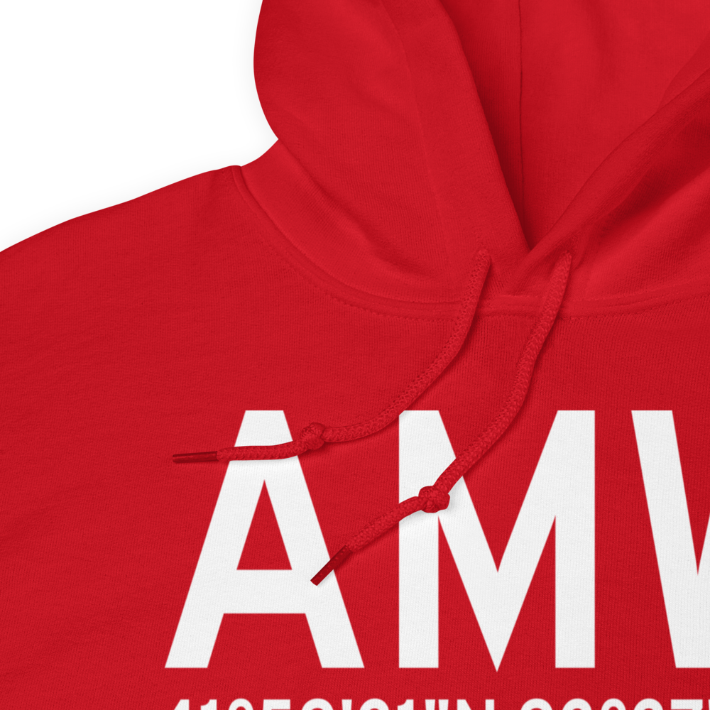 Ames (KAMW) Airport Hoodie Sweatshirt 