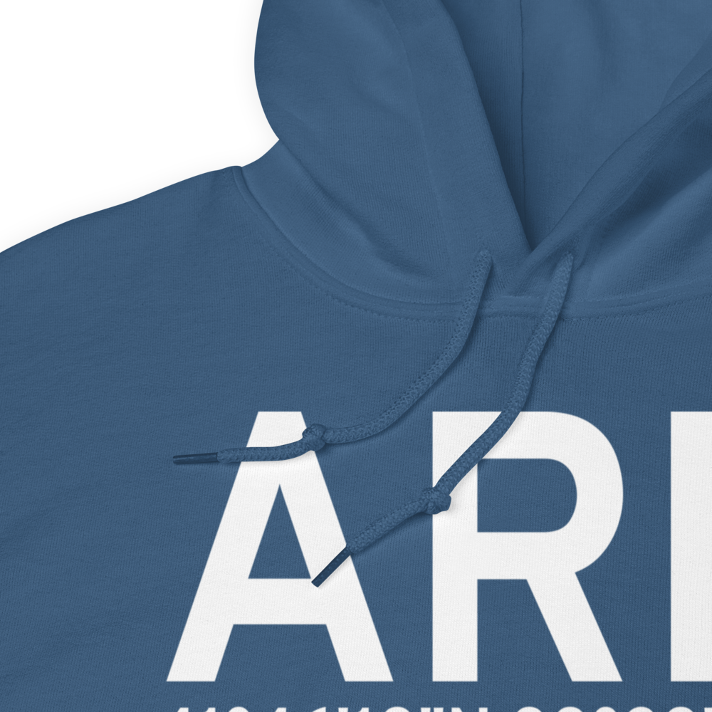 Chicago/Aurora (KARR) Airport Hoodie Sweatshirt 