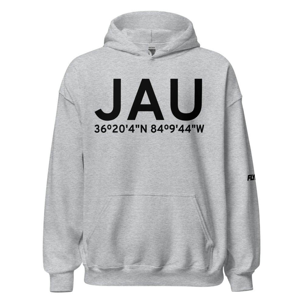 Jacksboro (KJAU) Airport Hoodie Sweatshirt 