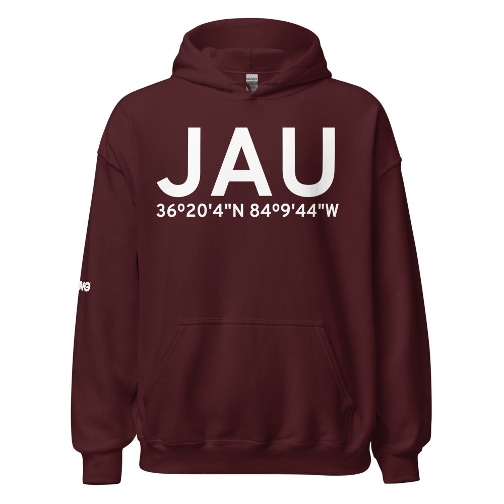 Jacksboro (KJAU) Airport Hoodie Sweatshirt 
