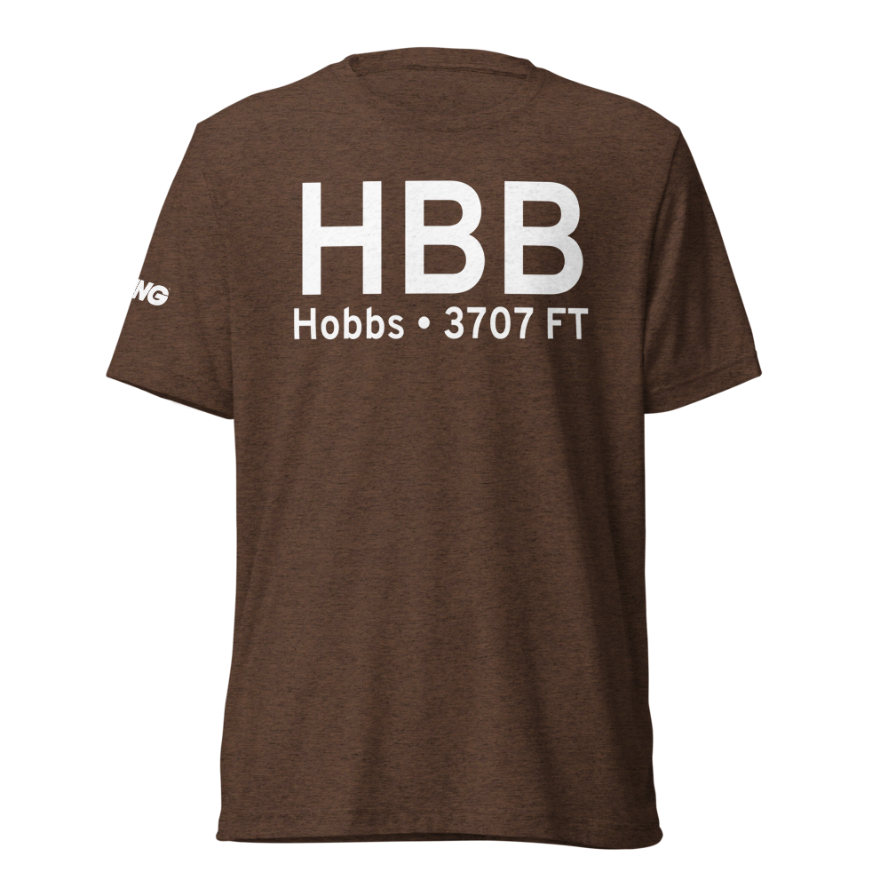 Hobbs (NM83) Airport Tri-blend T-Shirt 