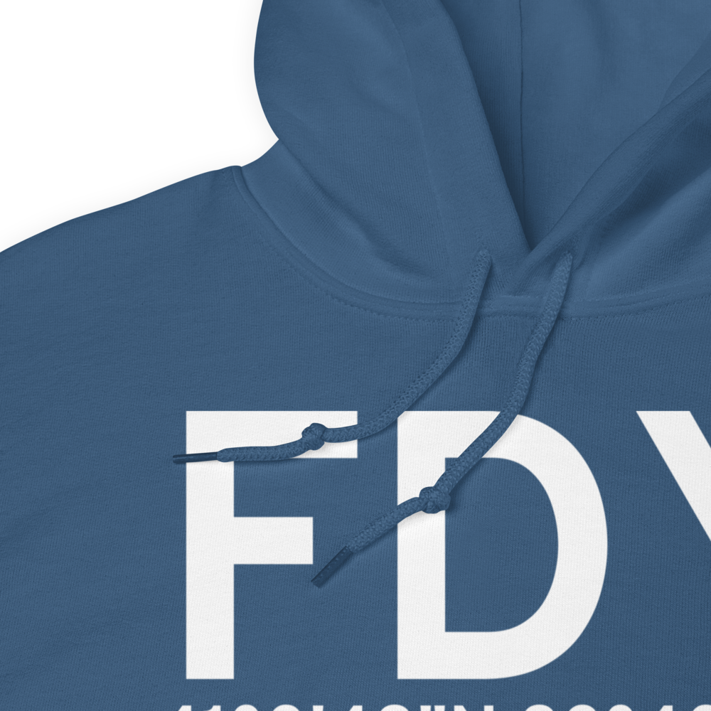 Findlay (KFDY) Airport Hoodie Sweatshirt 