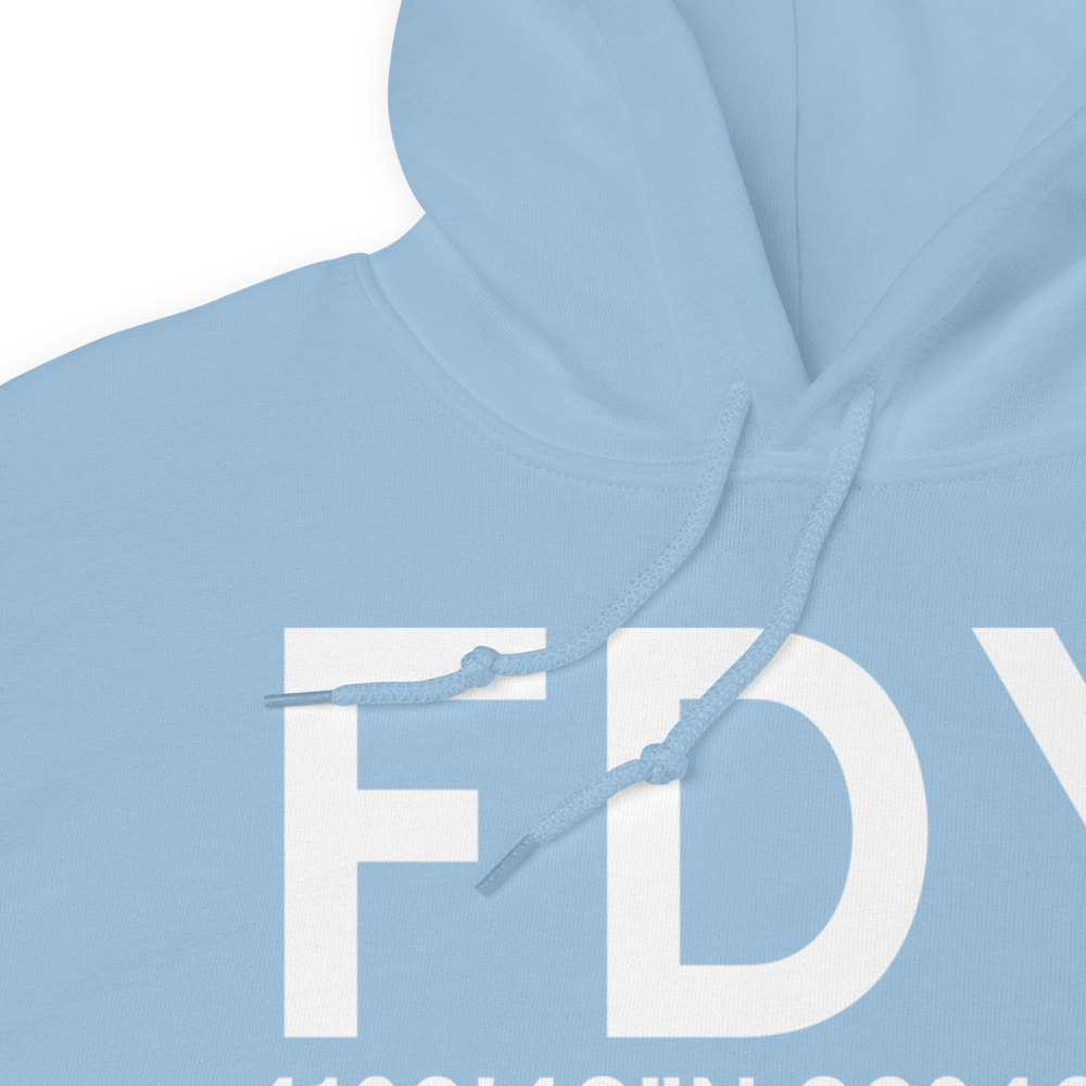 Findlay (KFDY) Airport Hoodie Sweatshirt 