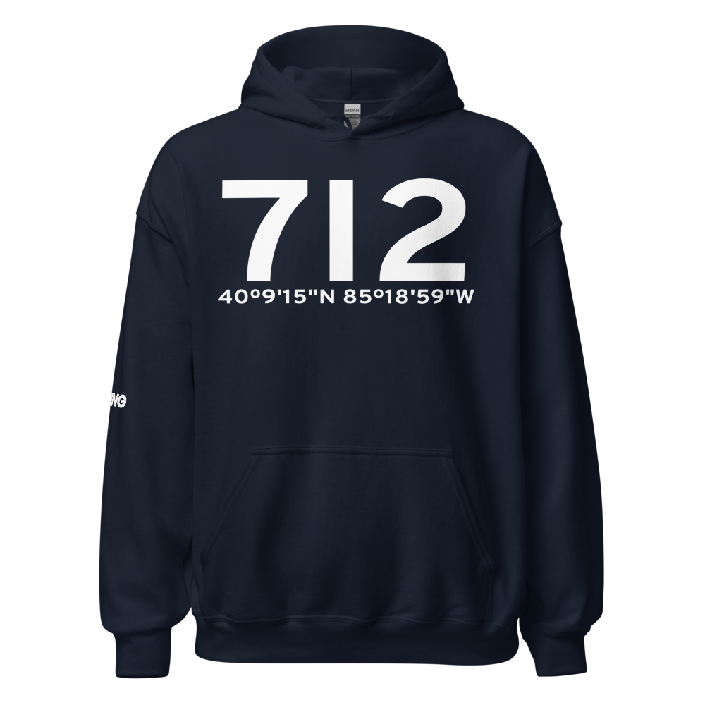 Muncie (7I2) Airport Hoodie Sweatshirt 