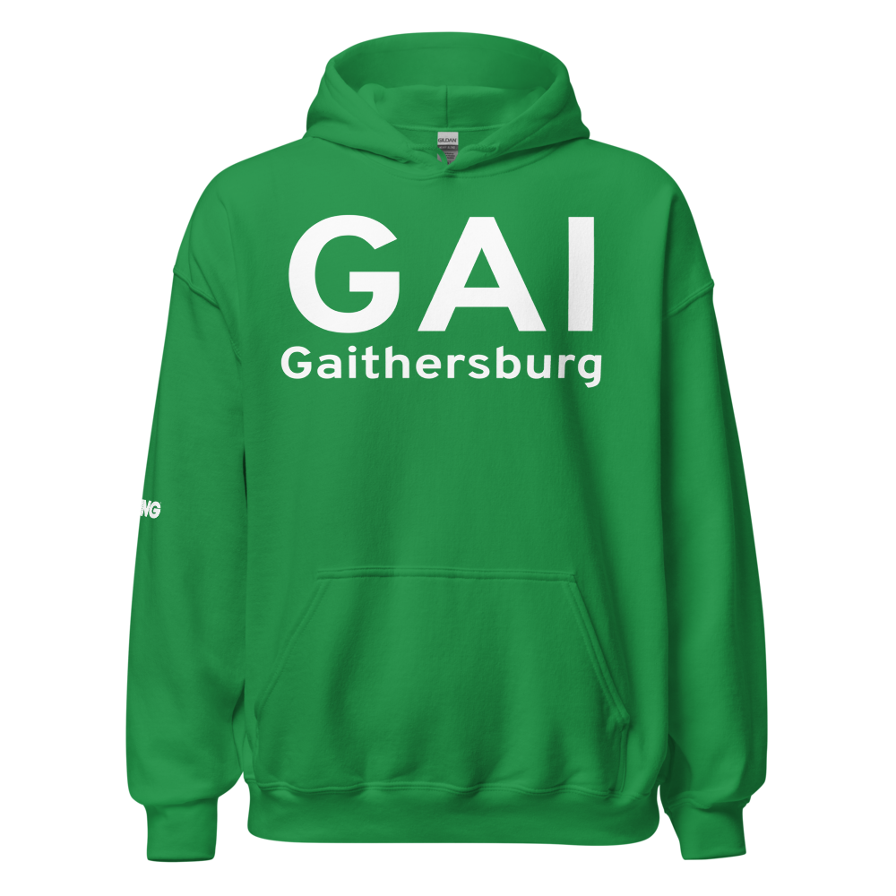 Gaithersburg (KGAI) Airport Hoodie Sweatshirt 