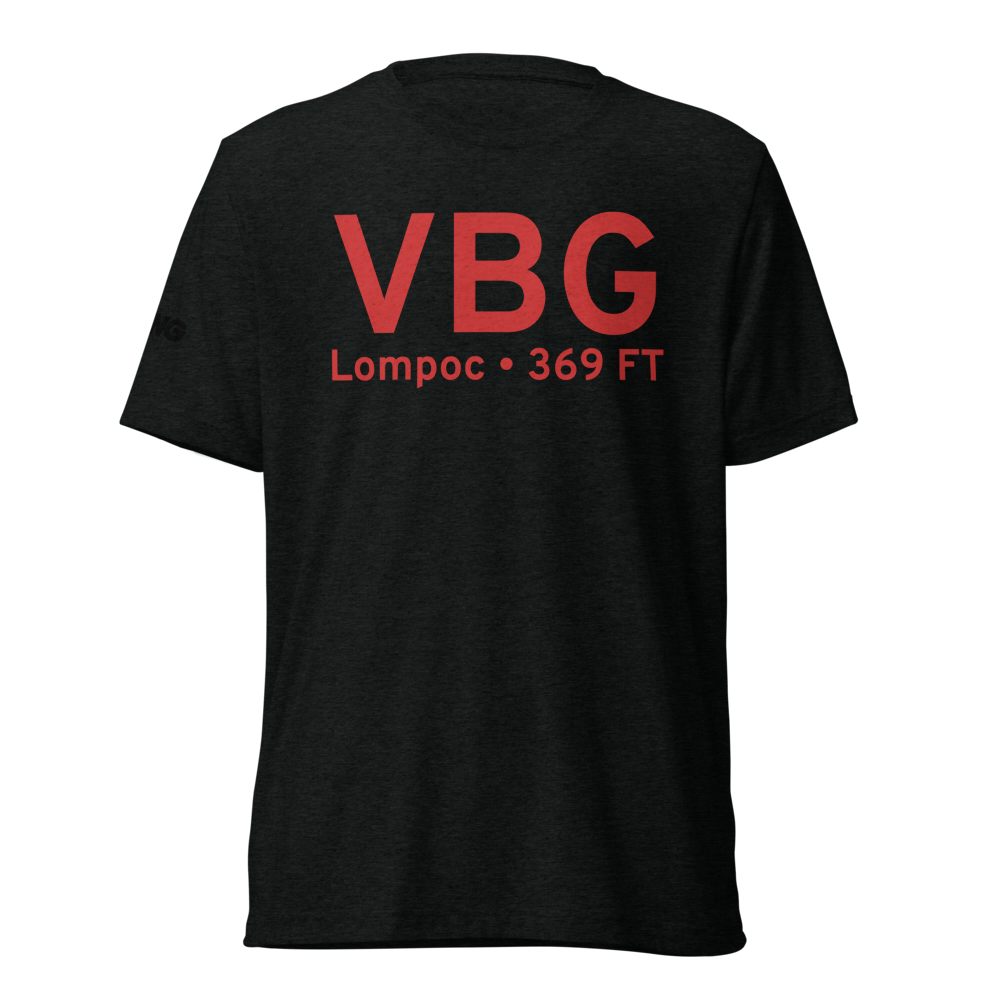 Lompoc (KVBG) Airport Tri-blend T-Shirt 
