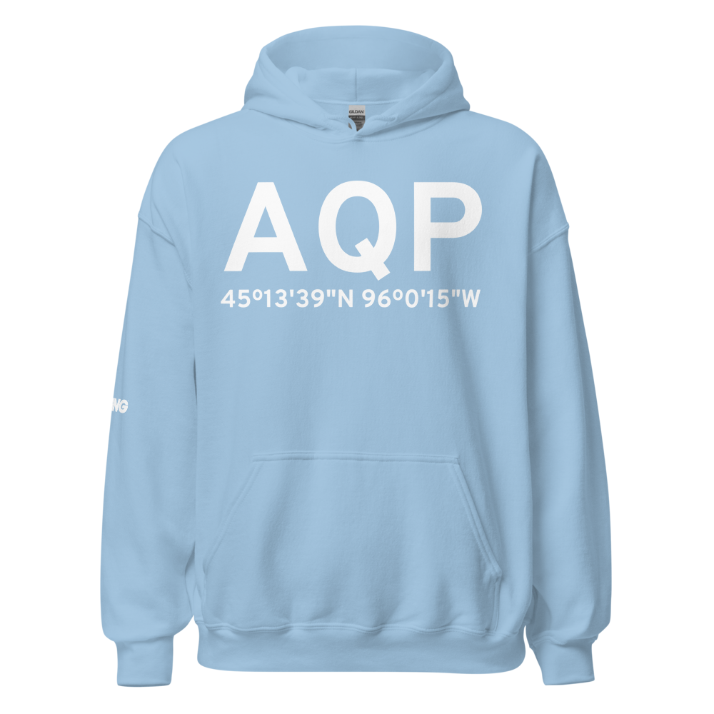 Appleton (KAQP) Airport Hoodie Sweatshirt 