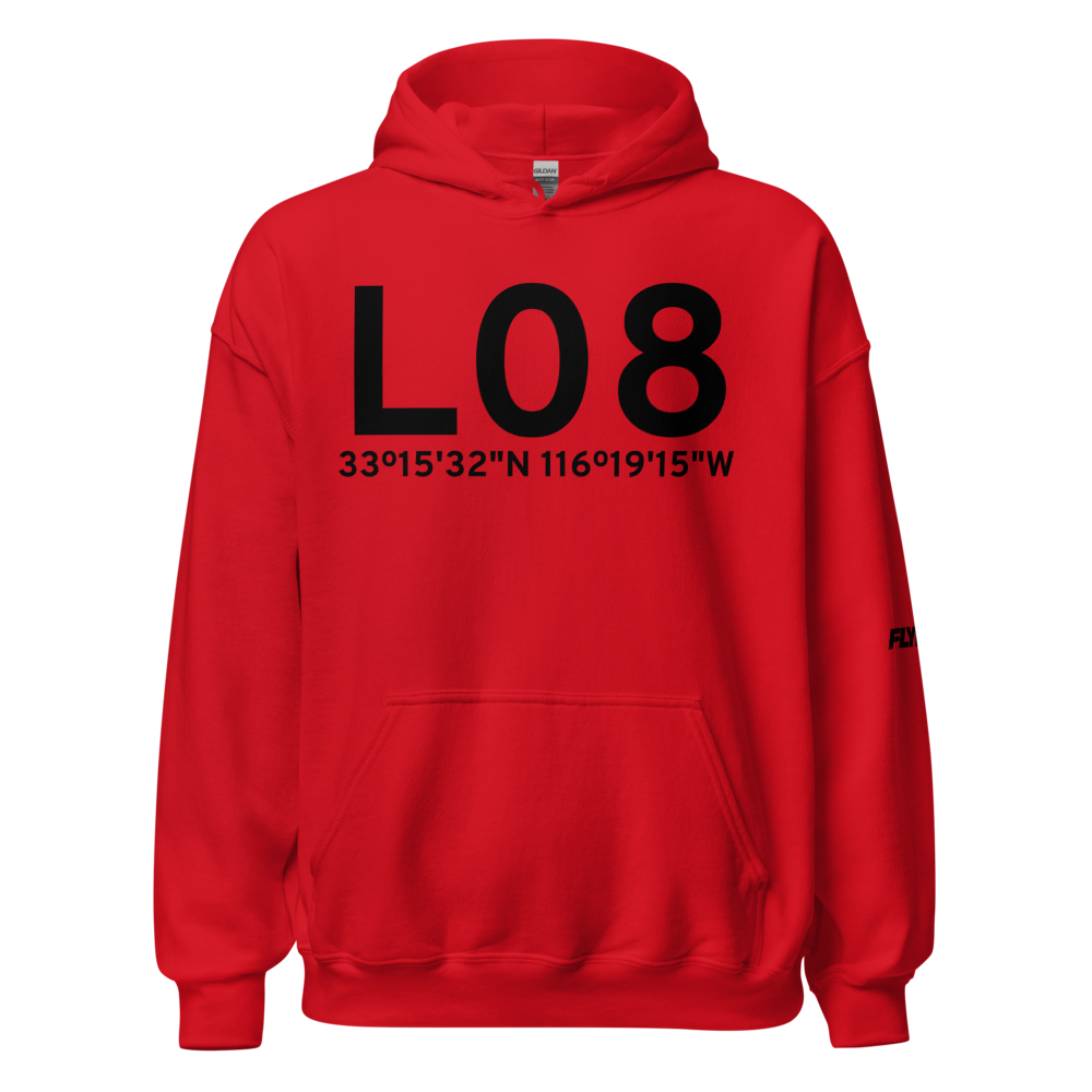 Borrego Springs (KL08) Airport Hoodie Sweatshirt 