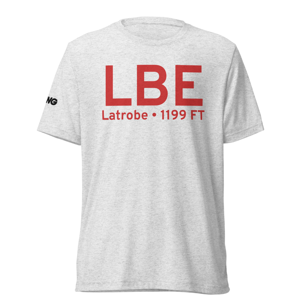 Latrobe (KLBE) Airport Tri-blend T-Shirt 