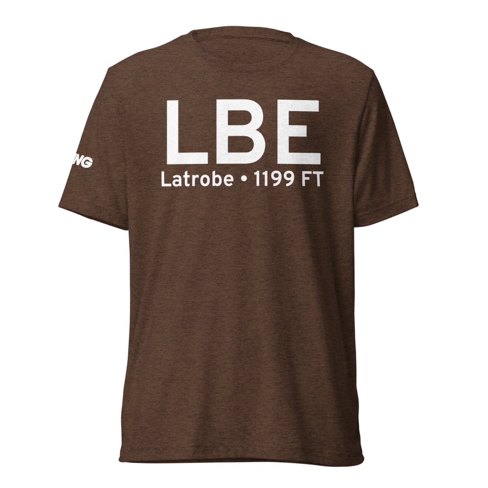 Latrobe (KLBE) Airport Tri-blend T-Shirt 