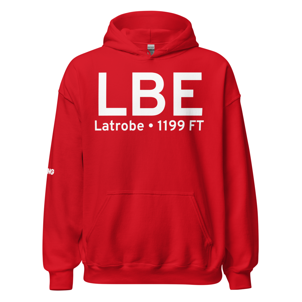 Latrobe (KLBE) Airport Hoodie Sweatshirt 
