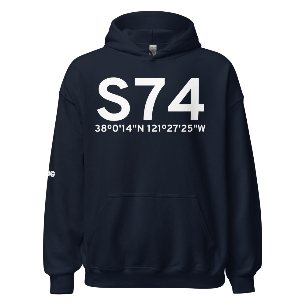 Stockton (S74) Airport Hoodie Sweatshirt 