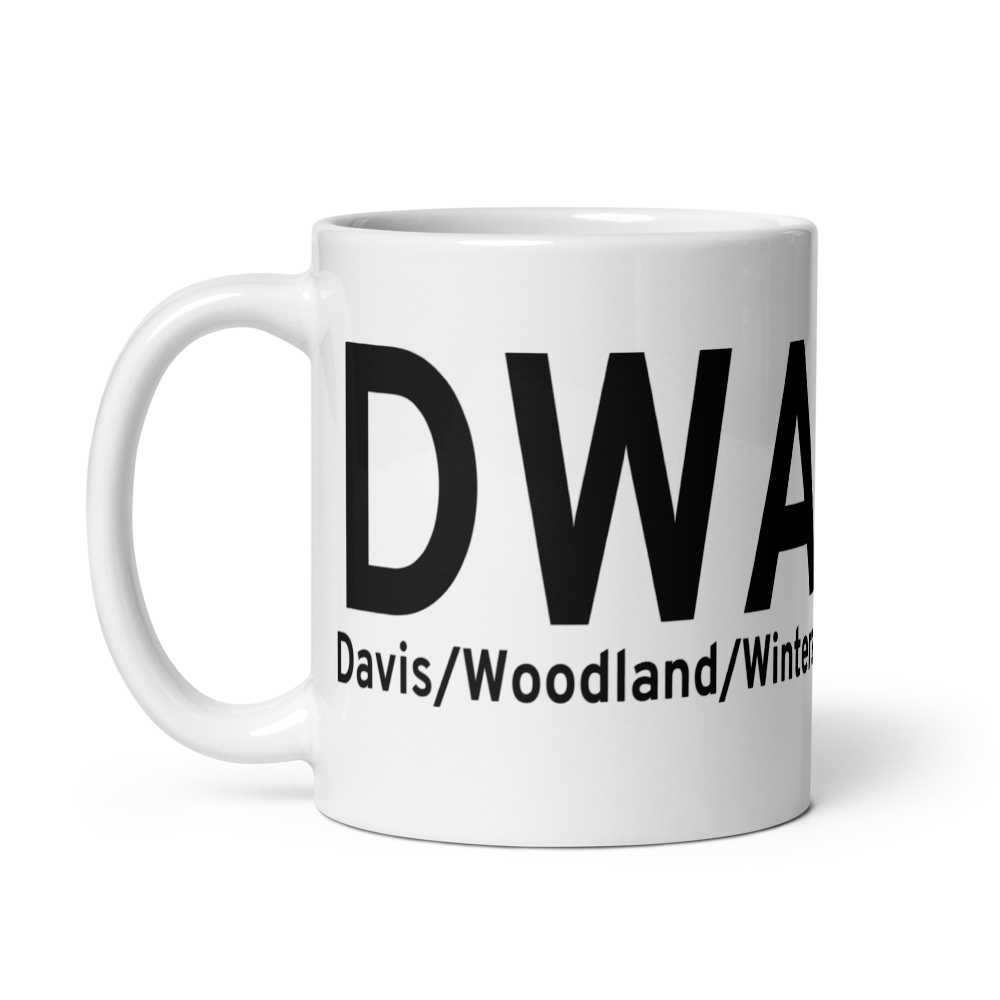 Davis/Woodland/Winters (KDWA) Airport Mug 