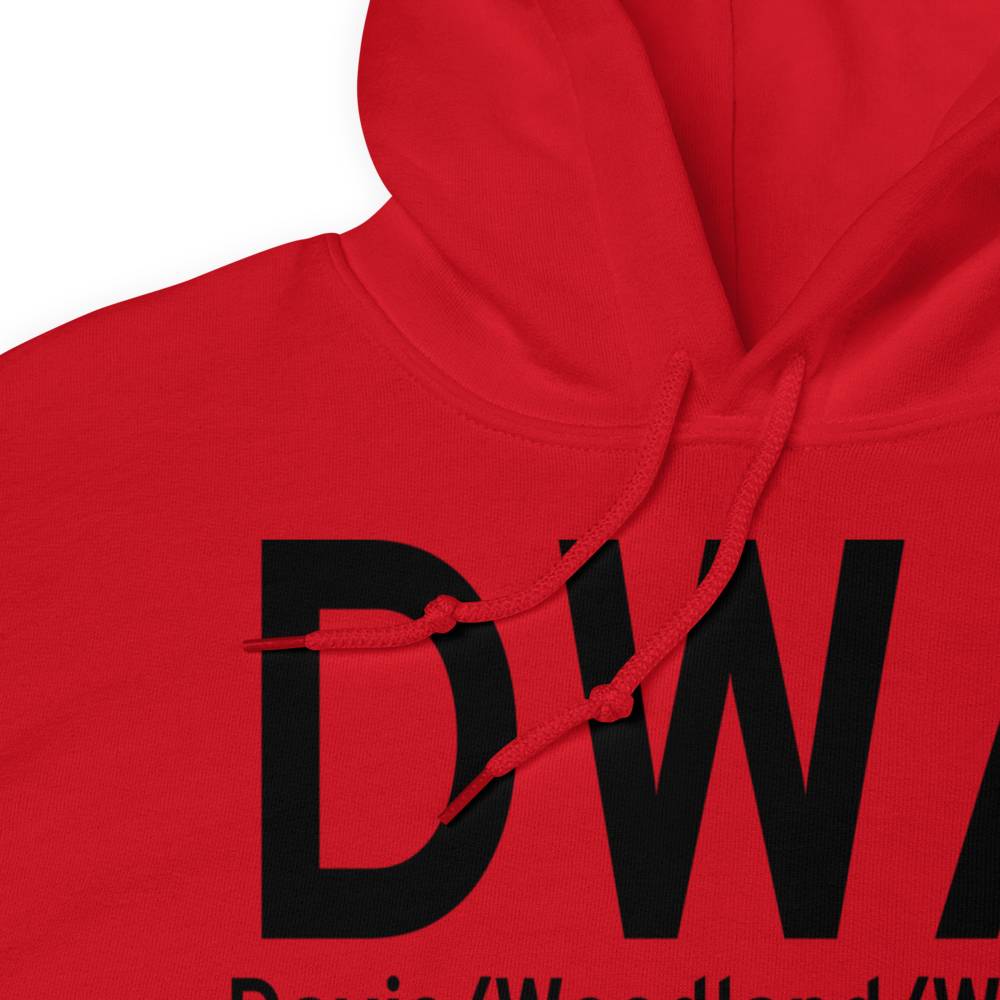 Davis/Woodland/Winters (KDWA) Airport Hoodie Sweatshirt 