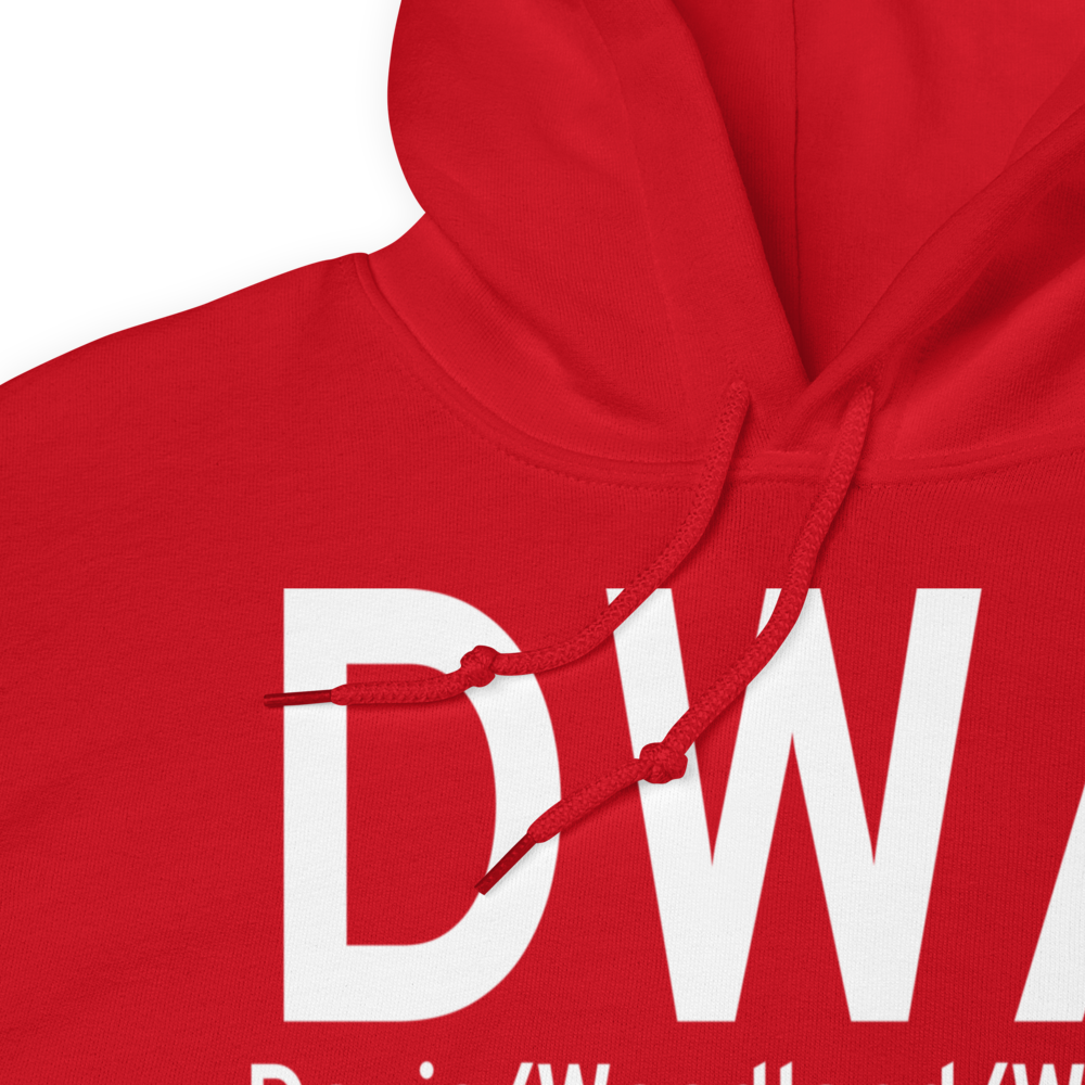 Davis/Woodland/Winters (KDWA) Airport Hoodie Sweatshirt 