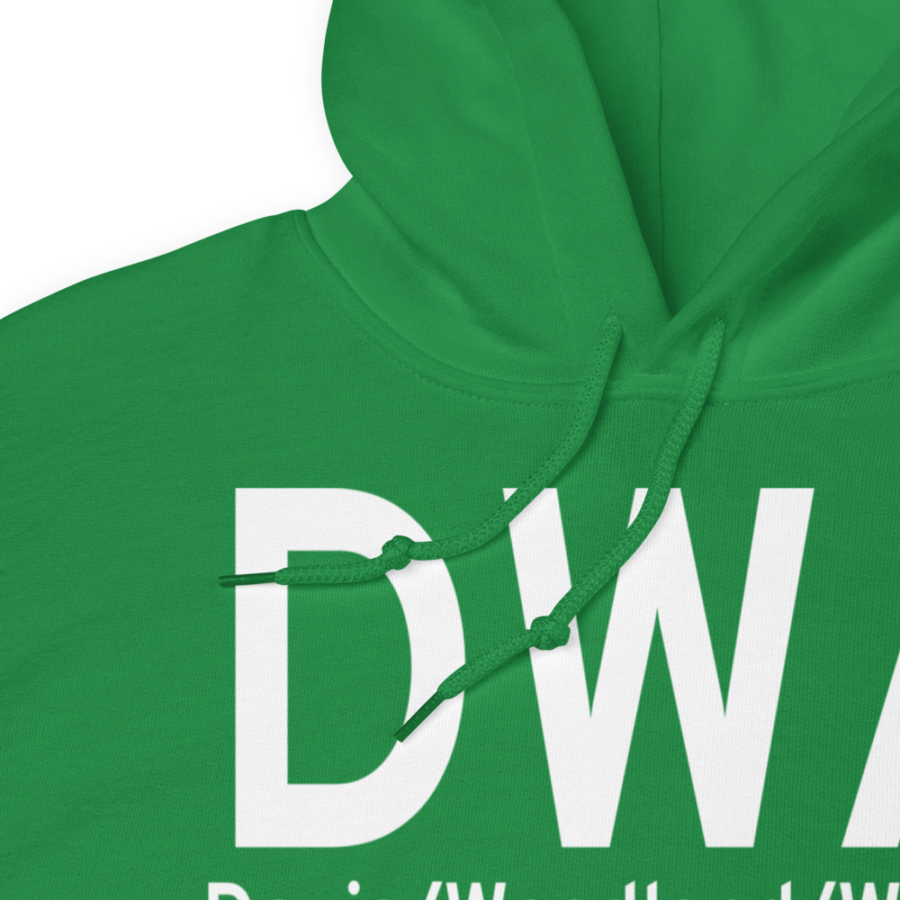 Davis/Woodland/Winters (KDWA) Airport Hoodie Sweatshirt 