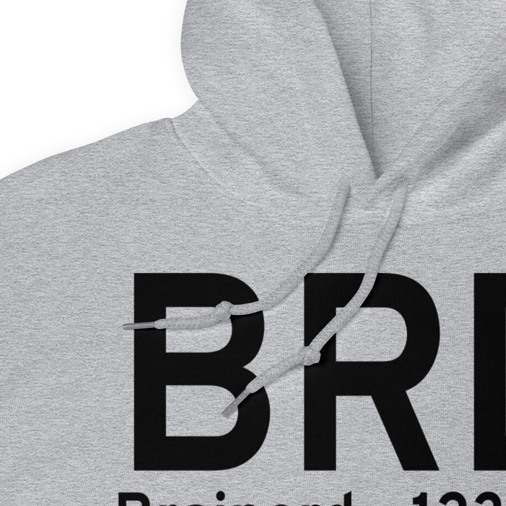 Brainerd (KBRD) Airport Hoodie Sweatshirt 