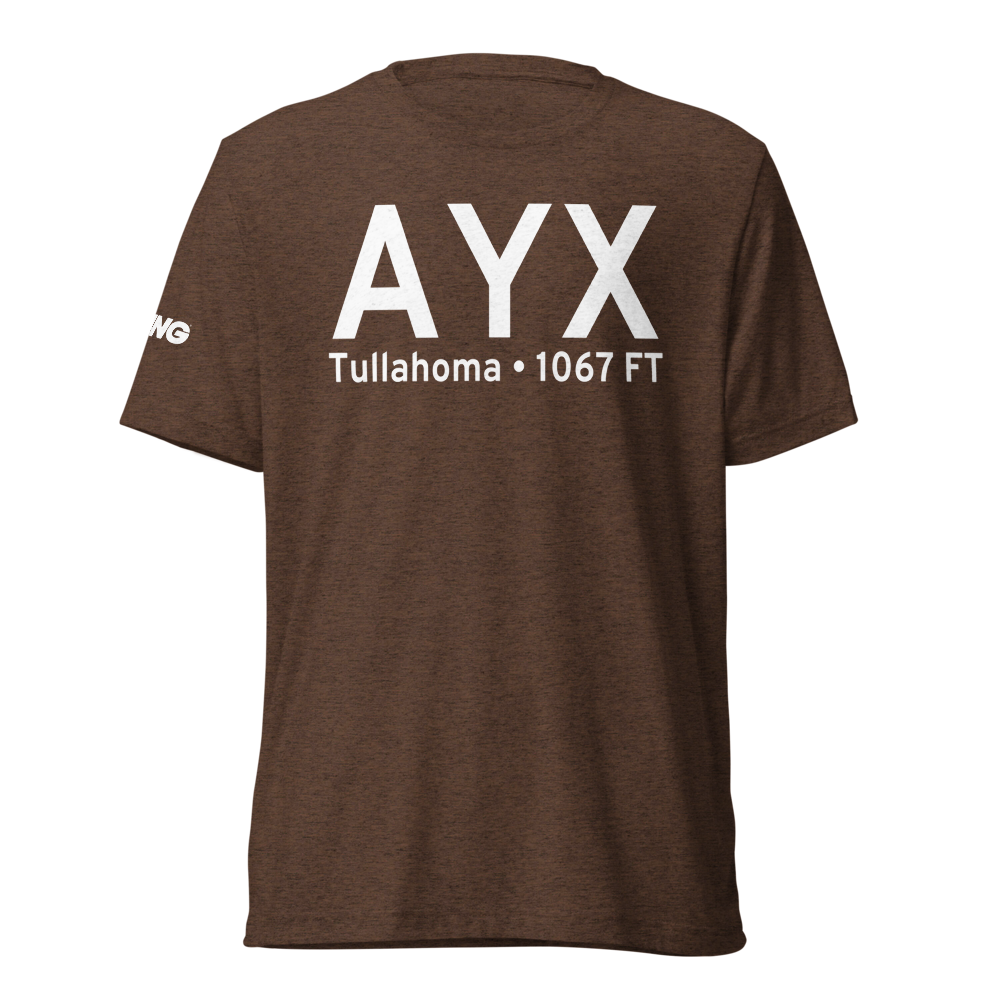 Tullahoma (KAYX) Airport Tri-blend T-Shirt 