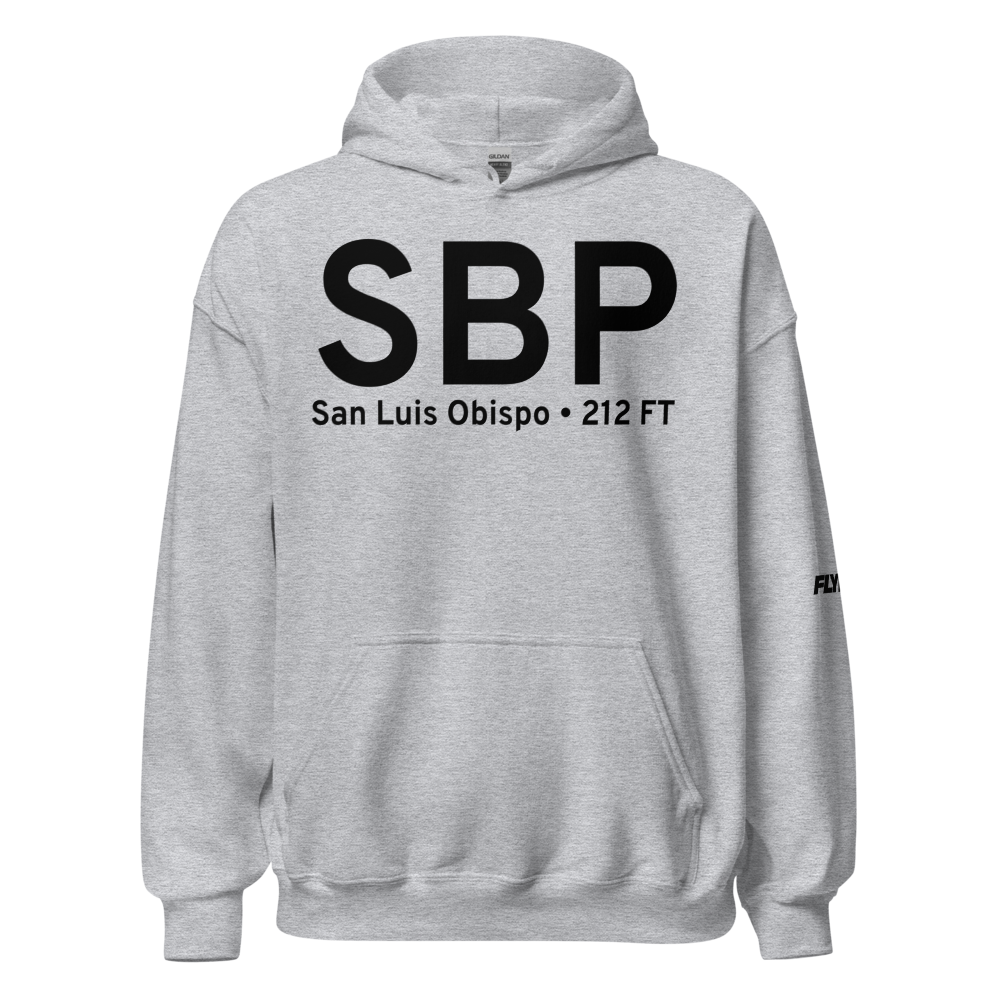 San Luis Obispo (KSBP) Airport Hoodie Sweatshirt 