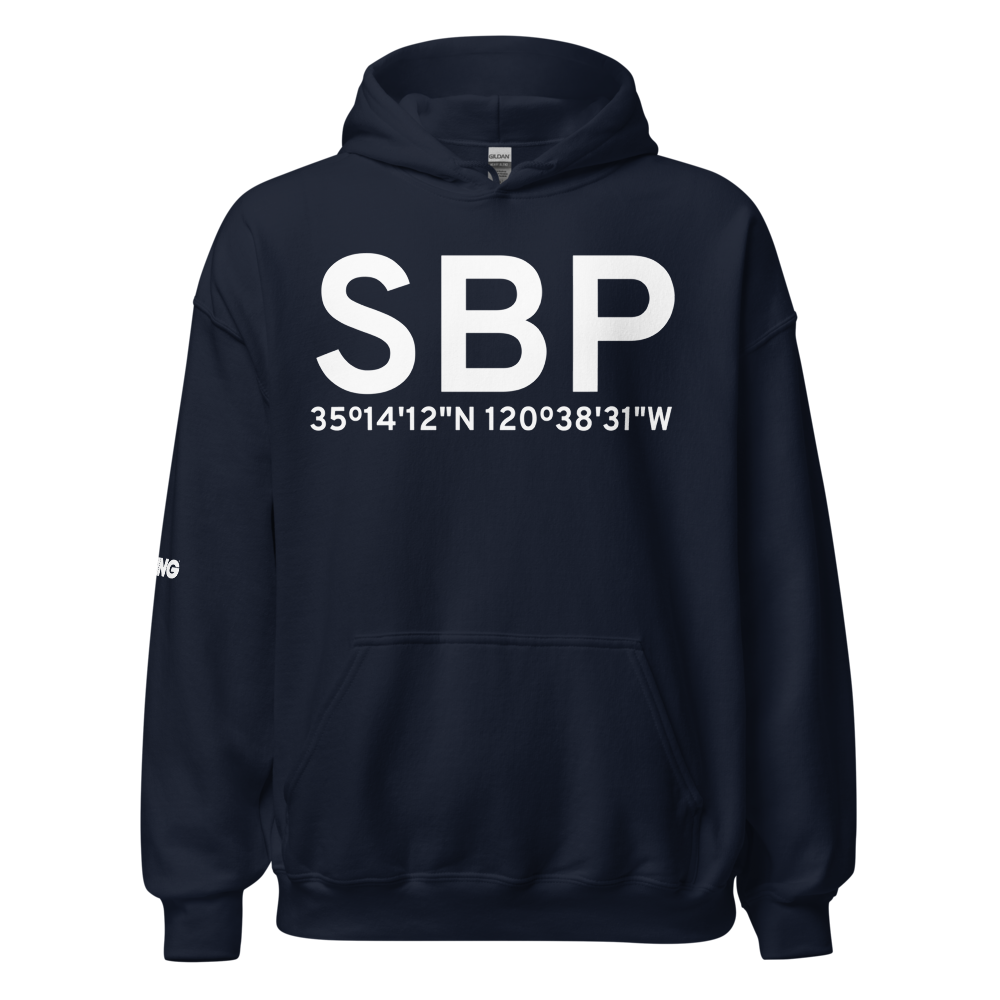 San Luis Obispo (KSBP) Airport Hoodie Sweatshirt 