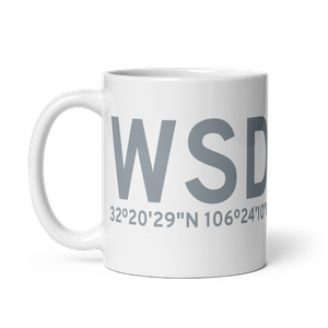 White Sands (KWSD) Airport Mug