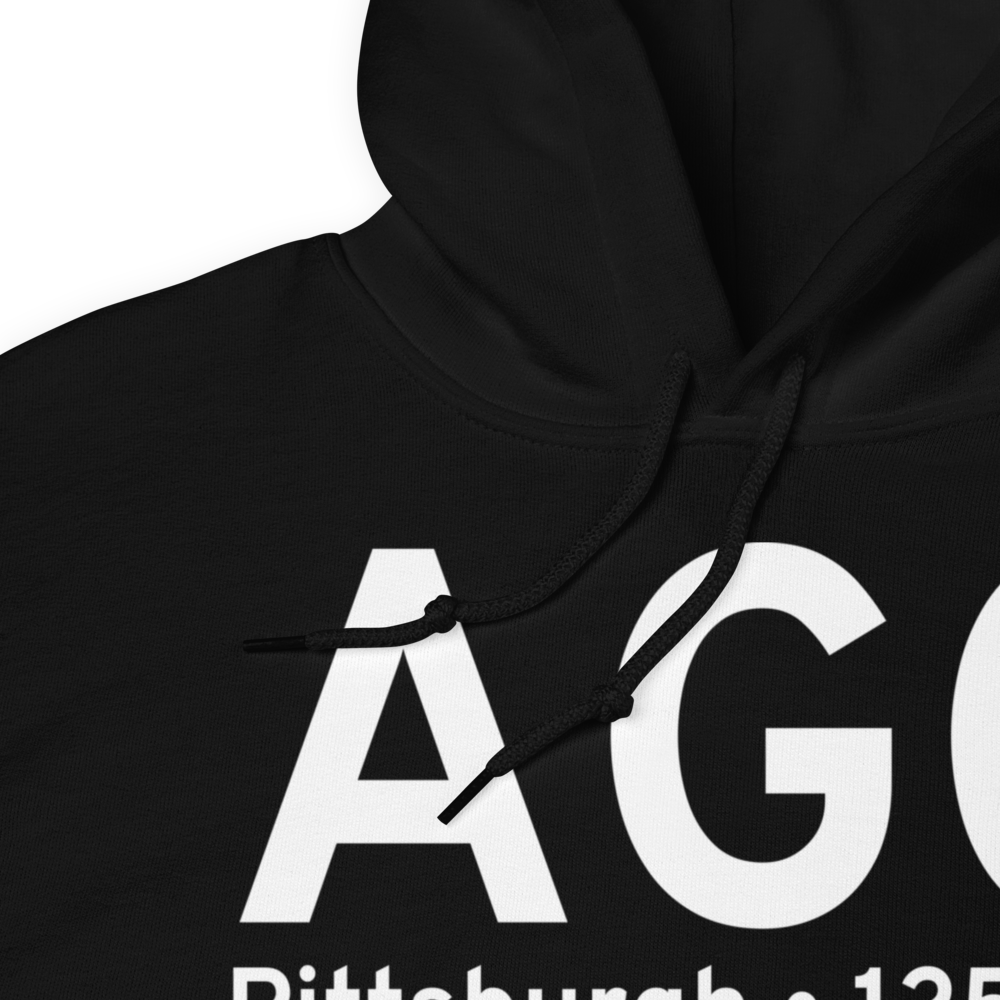 Pittsburgh (KAGC) Airport Hoodie Sweatshirt 