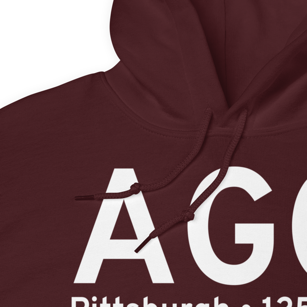 Pittsburgh (KAGC) Airport Hoodie Sweatshirt 